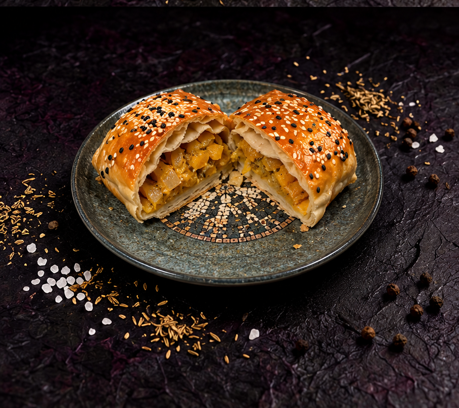 Pumpkin Samsa dish